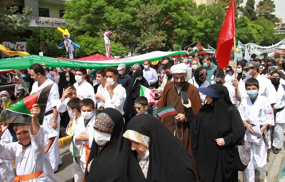 تجلی شاخصه «أَشِدَّاءُ عَلَى الْکُفَّارِ» مسلمانان در روز جهانی قدس تجلی شاخصه «أَشِدَّاءُ عَلَى الْکُفَّارِ» مسلمانان در روز جهانی قدس