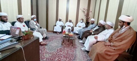 دیدار ائمه جمعه اهل سنت بندر لنگه با اداره تبلیغات اسلامی