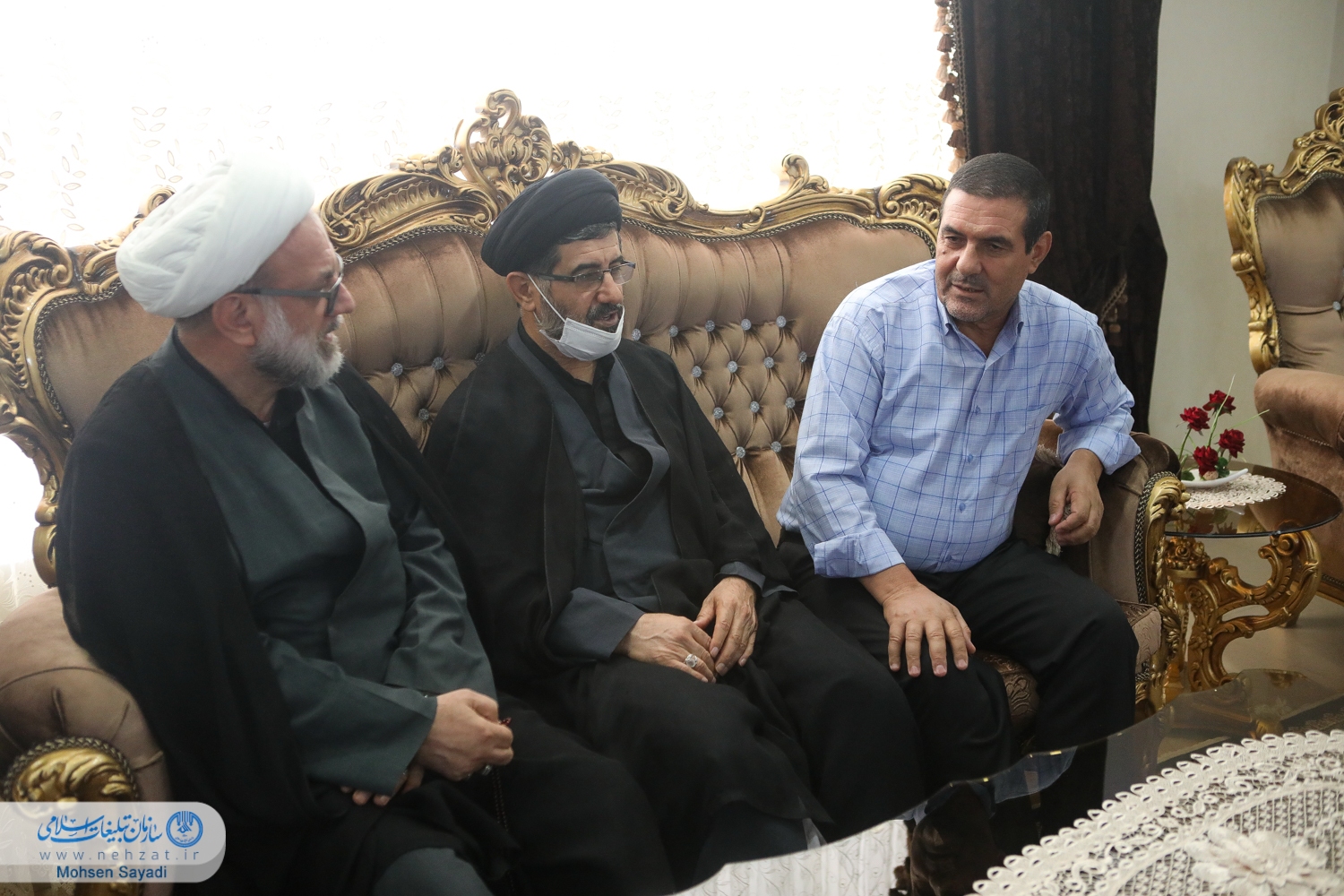 دیدار حجت الاسلام« حسینی کوهستانی» از «حسن رضا اشکانی» از همکاران آزاده دیدار حجت الاسلام« حسینی کوهستانی» از «حسن رضا اشکانی» از همکاران آزاده