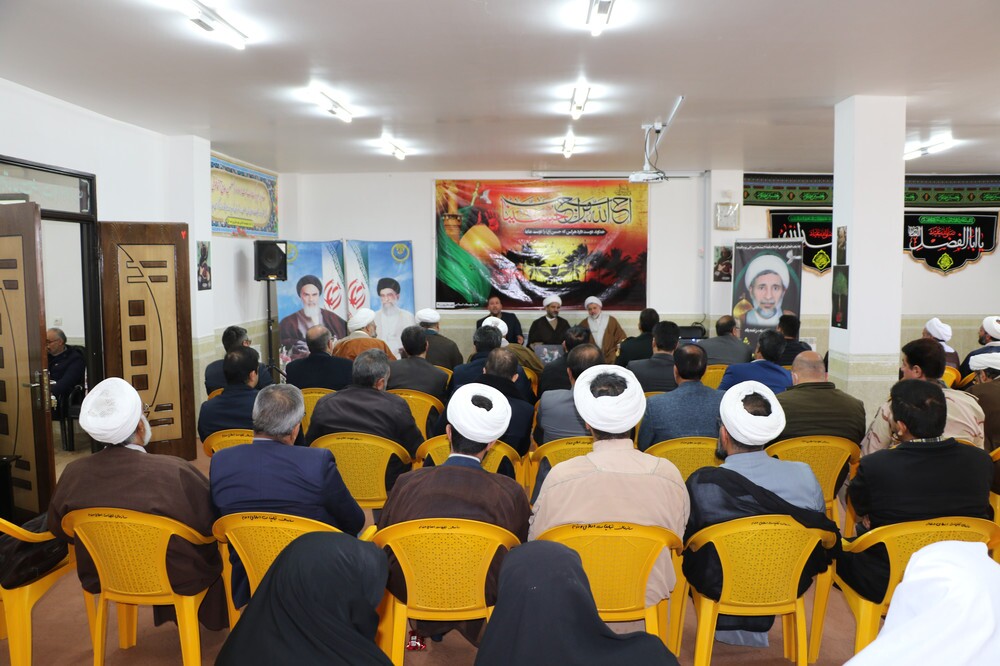 مراسم سنگر سپاری و تکریم و معارفه رئیس اداره تبلیغات اسلامی شهرستان ورزنه
