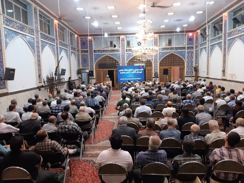 همایش مسئولان هیئت‌ها مذهبی شهرستان کاشان برگزار شد