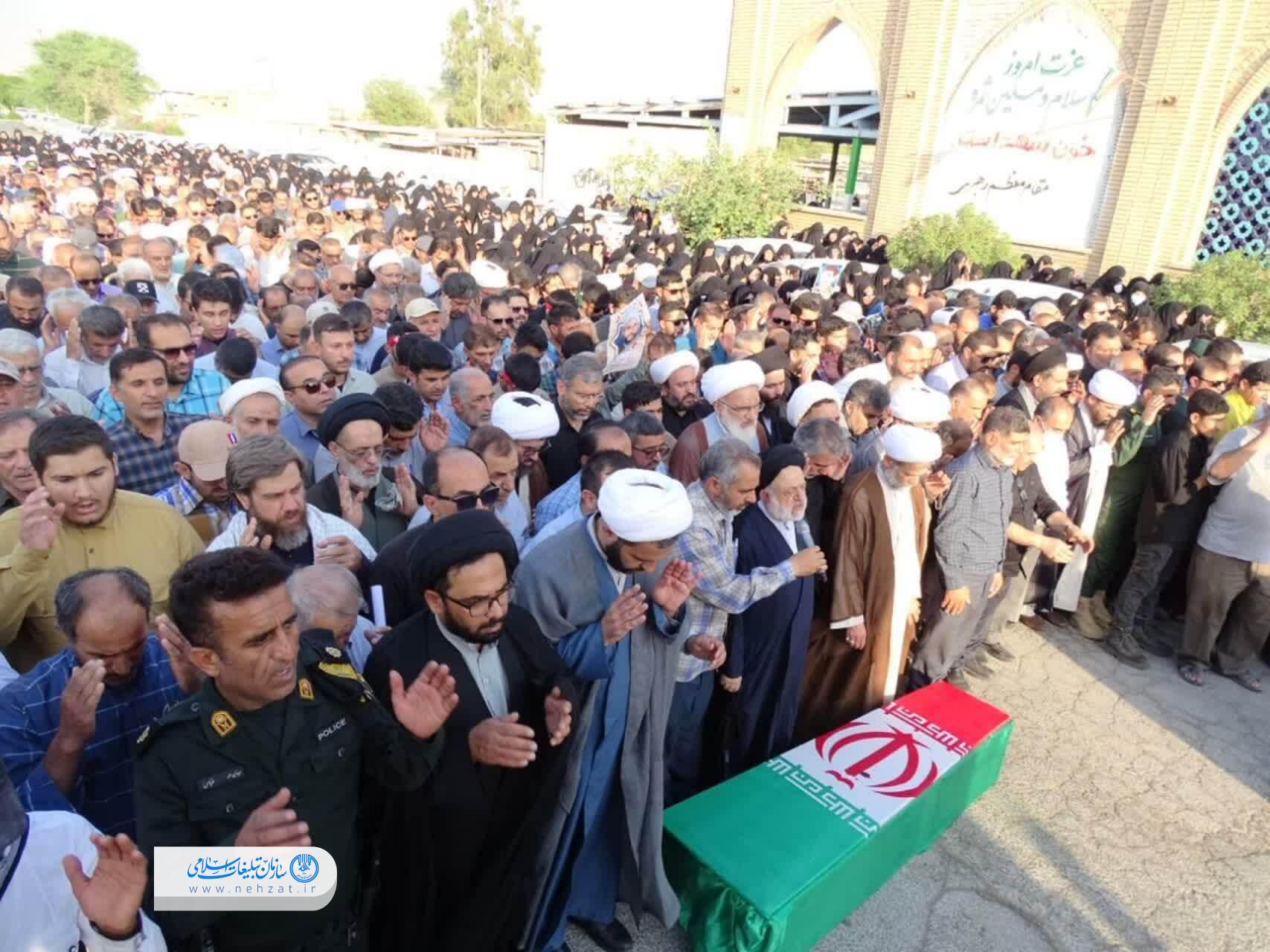 شهید محراب در بهبهان تشییع شد