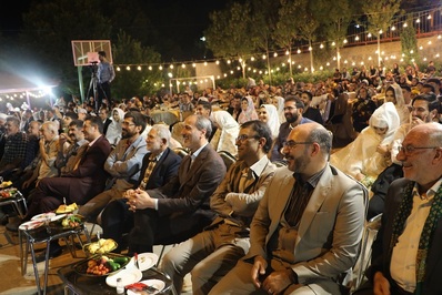 جشن ازدواج ۱۱۰ زوج جوان برگزار شد