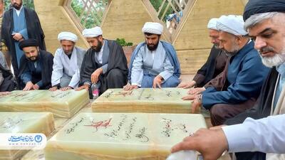 تجدید میثاق کارکنان تبلیغات اسلامی گلستان با شهدای گمنام نورالشهدای گرگان