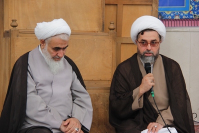 بازدید مدیرکل تبلیغات اسلامی قزوین از فعالیت امام محله مهرگان