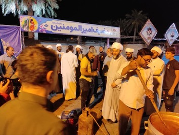 مراسم پخت یک میلیون پرس غذای متبرک در خوزستان