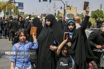 راهپیمایی مردمی محکومیت اهانت به ساحت مقدس قرآن کریم در اهواز