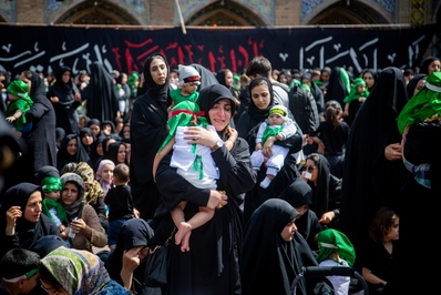 آیین شیرخوارگان حسینی در قزوین