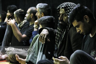 مراسم عزاداری هیئت خدام الزهرا (س) شهرستان کارون