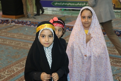 گردهمایی کودکان عاشورایی با شعار «میهمانان کوچک حسین»