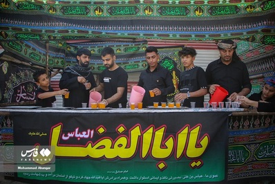 مراسم یوم العباس در اهواز برگزارشد