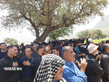 عزاداری پرشور روستاییان مناطق سخت گذر خوزستان در روز عاشورا