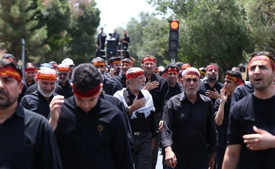 قافله عزاداری هیئت رزمندگان اسلام اصفهان
