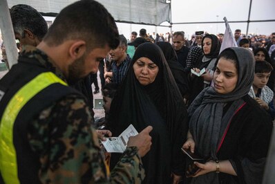 روز آخر پیاده روی کاروان «مشایه الاهواز» در ایران