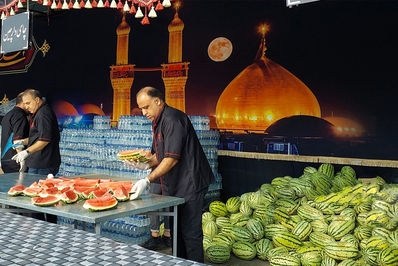 مراسم پیاده روی جاماندگان اربعین در اصفهان برگزار شد