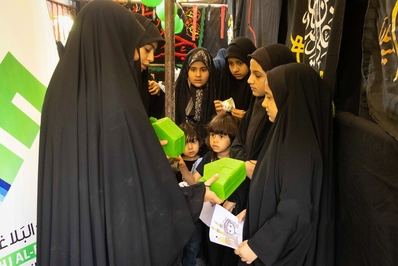 کودکان و نوجوانان در پیاده روی جاماندگان اربعین