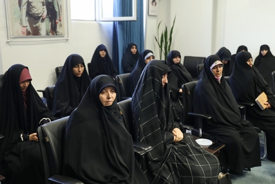 دیدار عوامل مراسم جاماندگان اربعین با امام جمعه قزوین