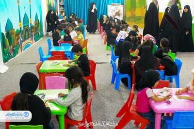 استقبال از حسینیه کودک در گلزار شهدا