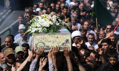قافله عزاداری امام حسن عسکری (ع) همراه با تشییع شهید گمنام
