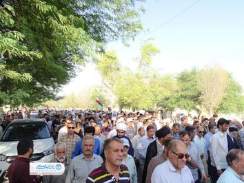 شهید محراب در بهبهان تشییع شد