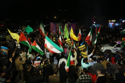 جشن پیروزی جبهه مقاومت در اصفهان