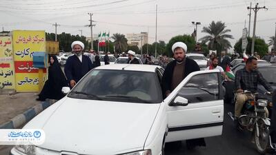 کاروان خودرویی در حمایت از مردم غزه