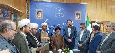 جلسه تکریم و معارفه رؤسای اداره تبلیغات اسلامی شهرستان مبارکه برگزار شد