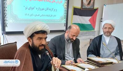 مراسم تجلیل از کاروان‌های پیاده استان گلستان به مشهد مقدس در ماه صفر/عکس