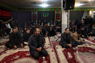 عزاداری ایام فاطمیه در هیئت متوسلین به حضرت زهرا (س) برگزار شد