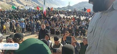 تشییع شهید گمنام در شهرستان اندیکا