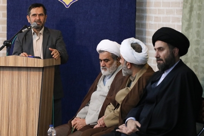 دیدار جمعی از شعرا و مداحان اهل بیت (ع) با امام جمعه قزوین