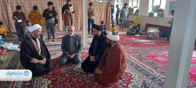 مراسم معنوی اعتکاف در گلستان برگزار شد