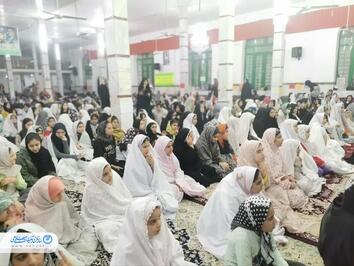 مراسم معنوی اعتکاف در گلستان برگزار شد