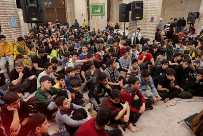 برگزاری مراسم معنوی اعتکاف در قزوین