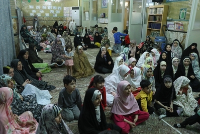 برگزاری مراسم معنوی اعتکاف در قزوین