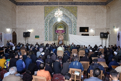 برگزاری مراسم معنوی اعتکاف در قزوین