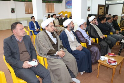 مراسم سنگر سپاری و تکریم و معارفه رئیس اداره تبلیغات اسلامی شهرستان ورزنه