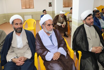 مراسم سنگر سپاری و تکریم و معارفه رئیس اداره تبلیغات اسلامی شهرستان ورزنه