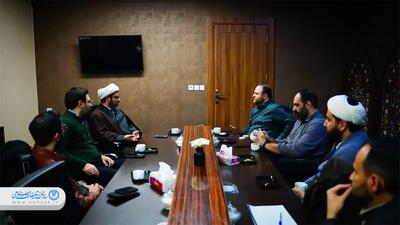 جلسه هم اندیشی مدیر شبکه دو و مدیر کل تبلیغات اسلامی خوزستان