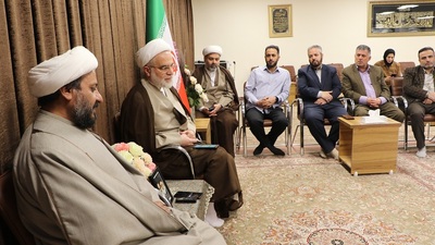 دیدار مدیرکل و کارکنان سازمان تبلیغات اسلامی استان با نماینده ولی فقیه در کردستان