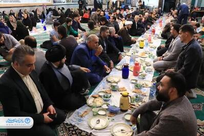 مراسم جز خوانی  قرآن کریم در مسجد امام حسین (ع) کوی طهماسبی گرگان