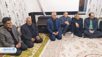 رئیس سازمان تبلیغات اسلامی کلاله با خانواده معظم شهید جهان بیکی دیدار کرد