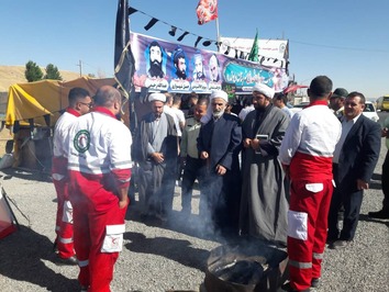 حضور پرشور زائران اهل تسنن و تشیع در مرز باشماق مریوان