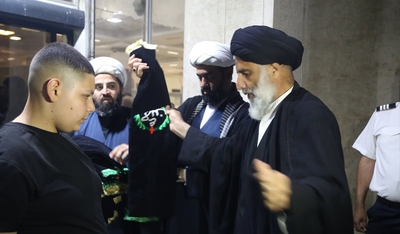 بدرقه موکب داران عراقی در اهواز برگزار شد/گزارش تصویری