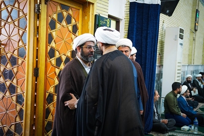مراسم ختم همسرحجت الاسلام حریزاوی در اهواز برگزار شد