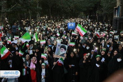 برپایی موکب شورای هیئات مذهبی امور بانوان و اداره کل تبلیغات اسلامی استان اصفهان