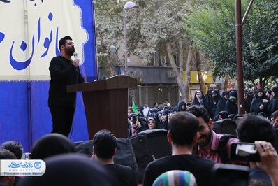 برپایی موکب شورای هیئات مذهبی امور بانوان و اداره کل تبلیغات اسلامی استان اصفهان