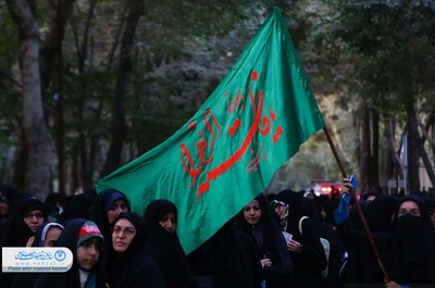 برپایی موکب شورای هیئات مذهبی امور بانوان و اداره کل تبلیغات اسلامی استان اصفهان