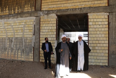 بازدید مدیر کل تبلیغات اسلامی اصفهان از مجتمع فرهنگی در حال ساخت نطنز