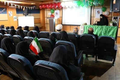 مراسم جشن با حضور و سخنرانی مدیر کل تبلیغات اسلامی اصفهان برگزار شد